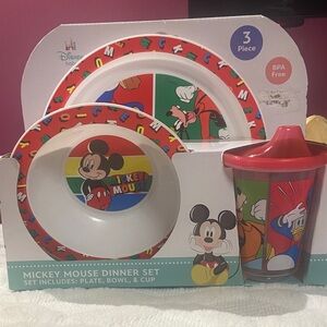 Disney Mickey Mouse Colorful Dinner Set